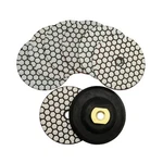 Shdiatool Dry Diamond Polishing Pads 4 Inch Set Of 7 Pieces Plus A Rubber Bac.... Fixed Price $40.49.