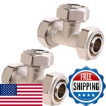 Ancimoon 2pcs 3/4 Tee Air Piping Fittings Tubing X. Fixed Price $35.92.