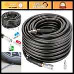 Hromee 3/8in X 100ft Hybrid Air Compressor Hose With Quick Coupler Kit. Fixed Price $78.99.
