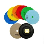 Shdiatool Diamond Polishing Pads 4" Granite Marble Tile Sanding Discs 5/8 Backer. Fixed Price $23.40.