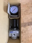 New Thb Heavy Duty In-line Air Regulator W/ Gauge R706n 1/2". Fixed Price $39.99.