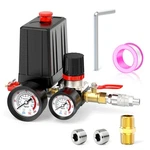 Meanlin Measure Air Compressor Pressure Switch Control 0.25 Inch, Black,red. Fixed Price $51.99.